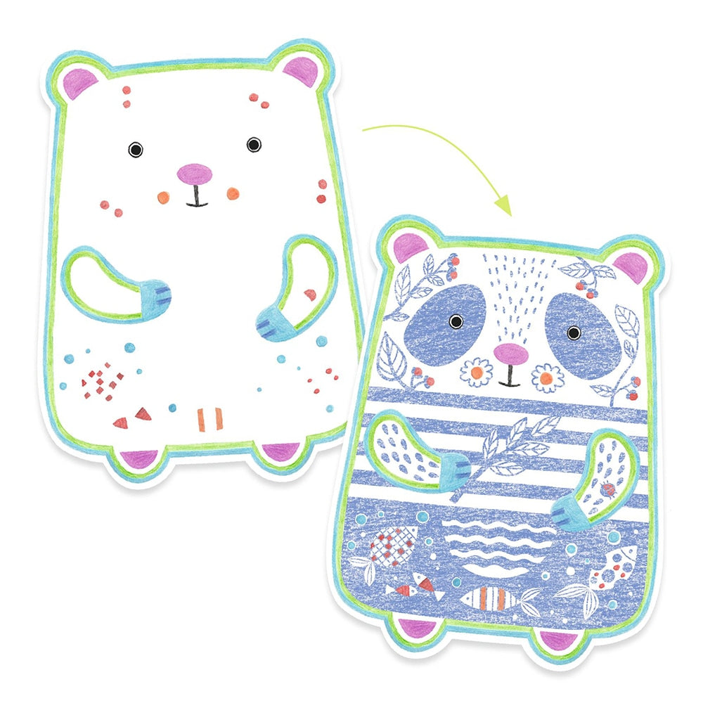 カラーリングピクチャー ワイルドアニマル