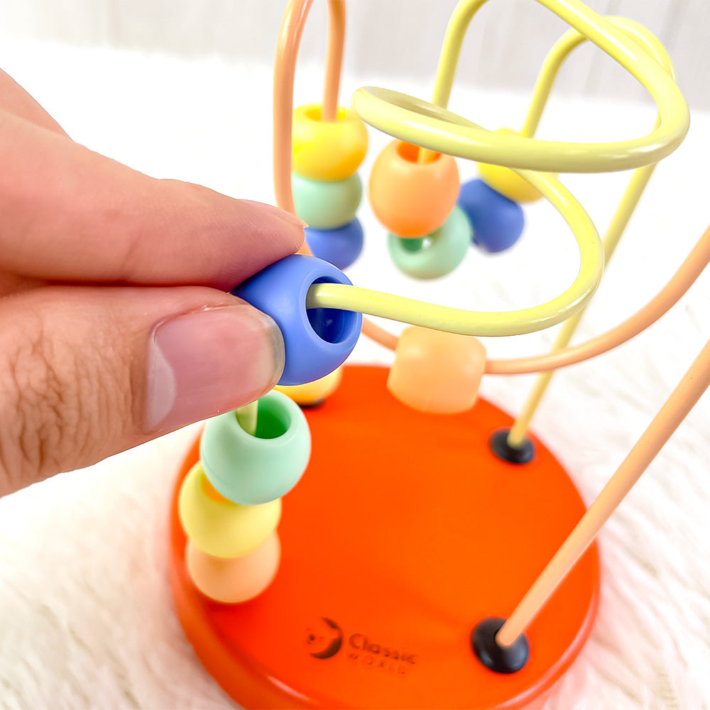 ミニ ビーズコースター レッド