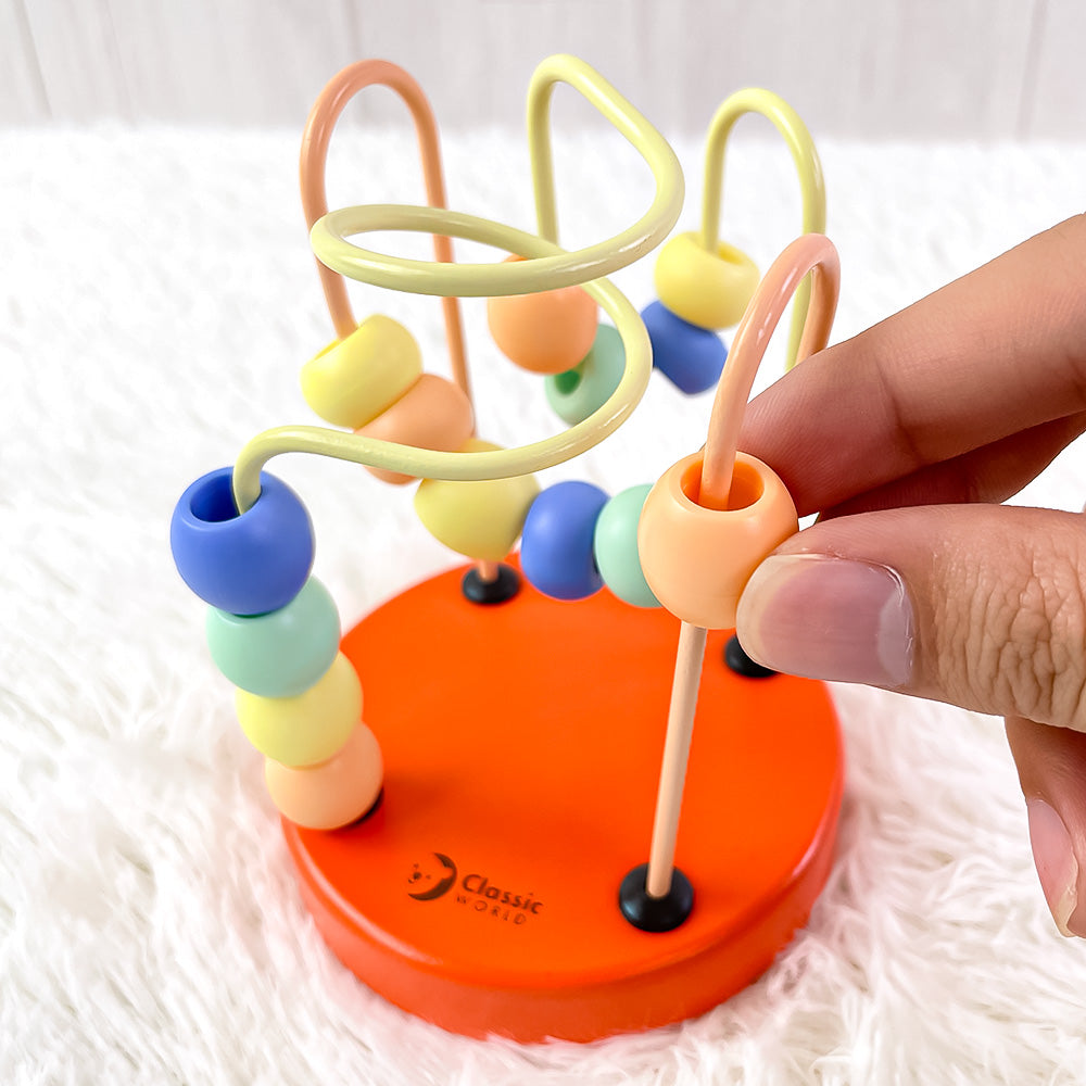 ミニ ビーズコースター レッド