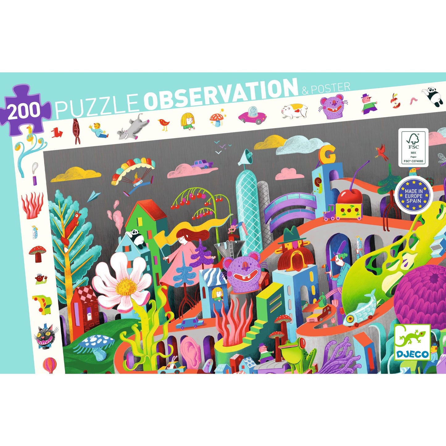 オブザベーションパズル クレイジータウン 200PCS