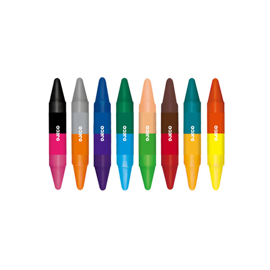 ツインクレヨン 8本16色