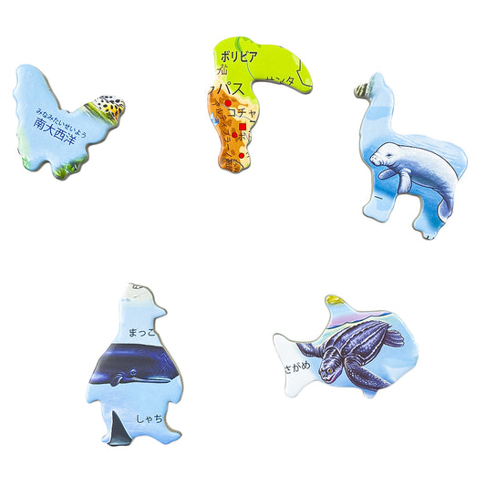 南アメリカマップ 日本語版 65PCS