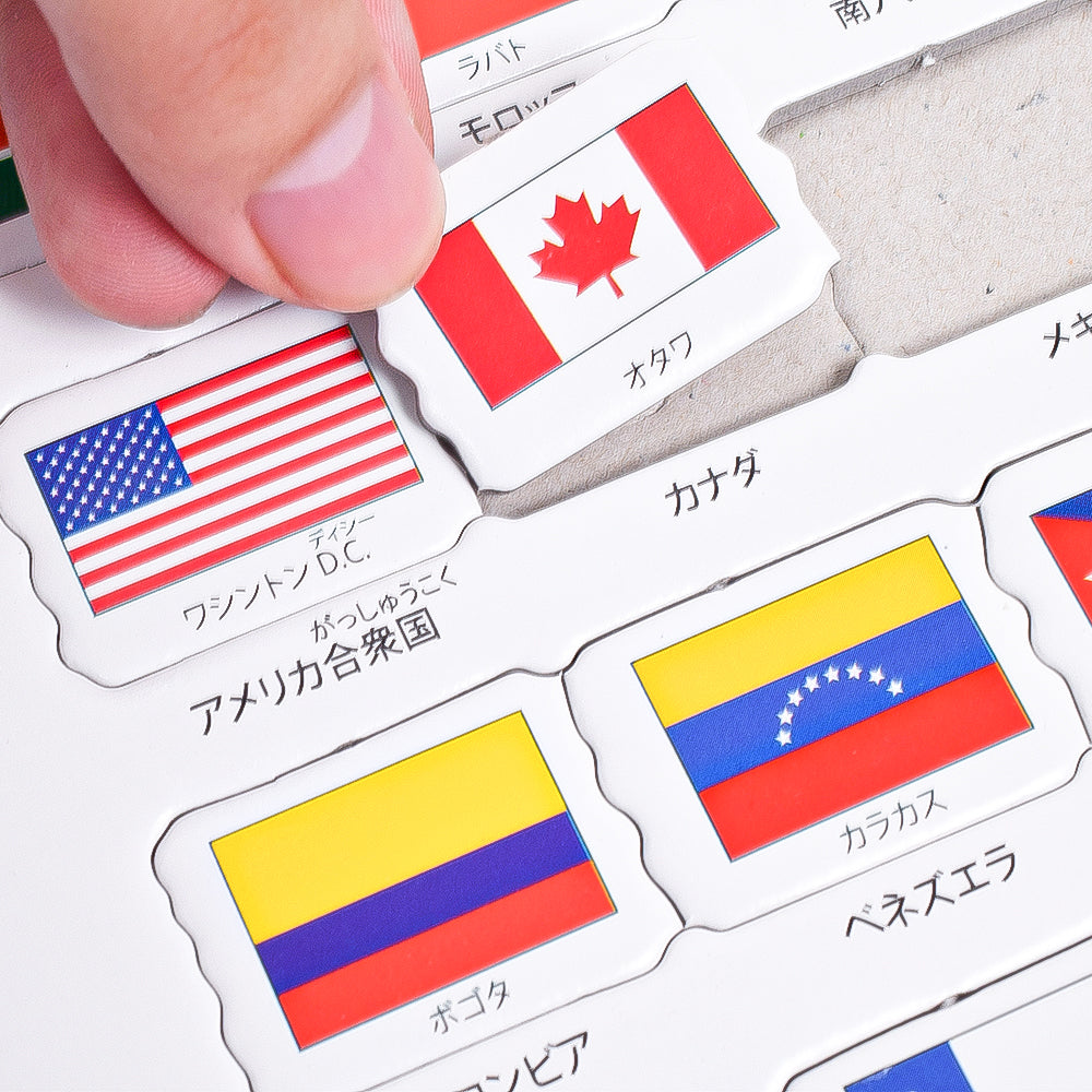フラッグパズル(英語版) 80PCS