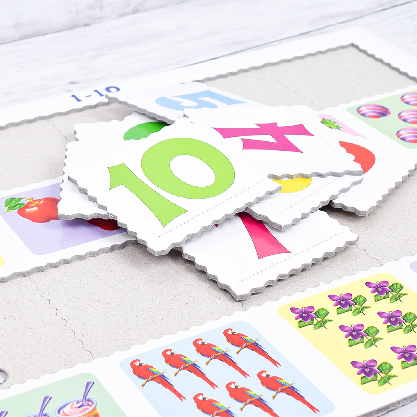 パズル 1-10 10PCS