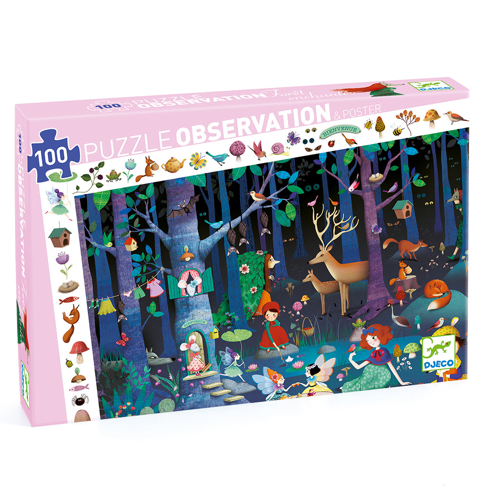 オブザベーションパズル エンチャンテッド フォレスト 100PCS