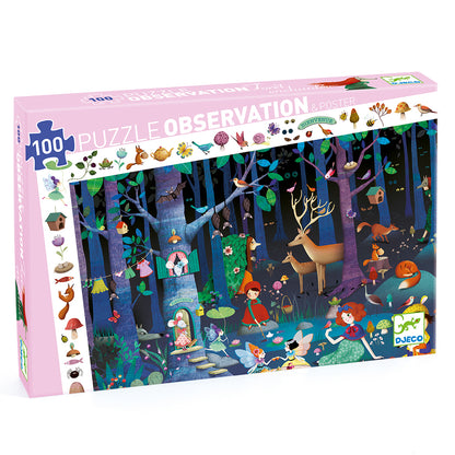 オブザベーションパズル エンチャンテッド フォレスト 100PCS