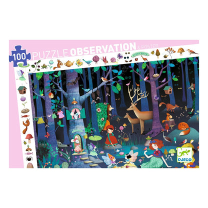 オブザベーションパズル エンチャンテッド フォレスト 100PCS