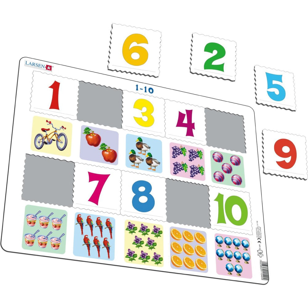 パズル 1-10 10PCS