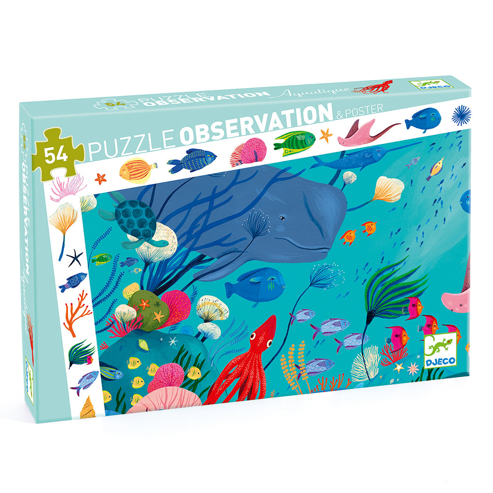 オブザベーションパズル アクアティック 54PCS