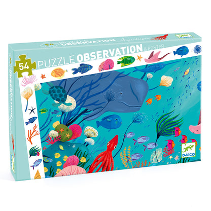 オブザベーションパズル アクアティック 54PCS