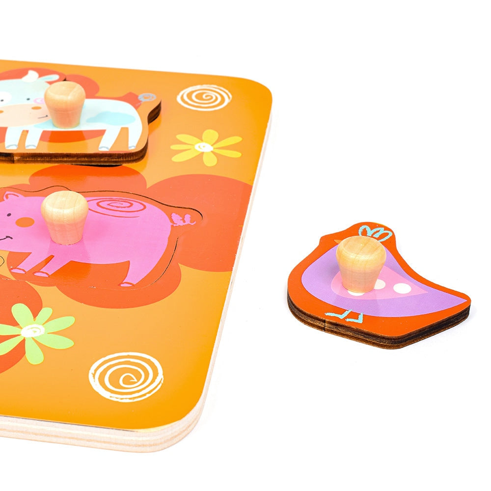 ファーム ペグパズル カラフル