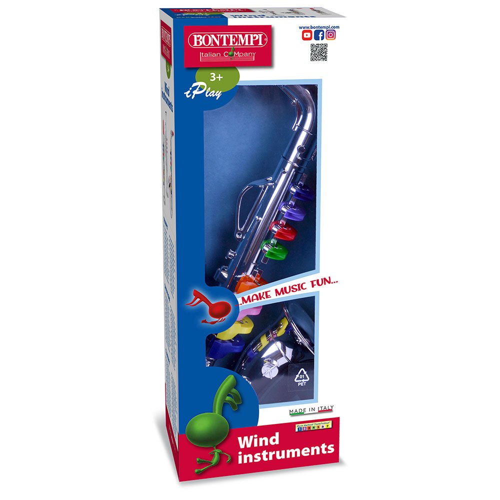 BONTEMPI シルバー サックスフォン 8keys 42cm – クレオのもり