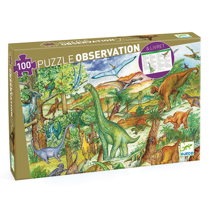 オブザベーションパズル ダイナソー 100PCS