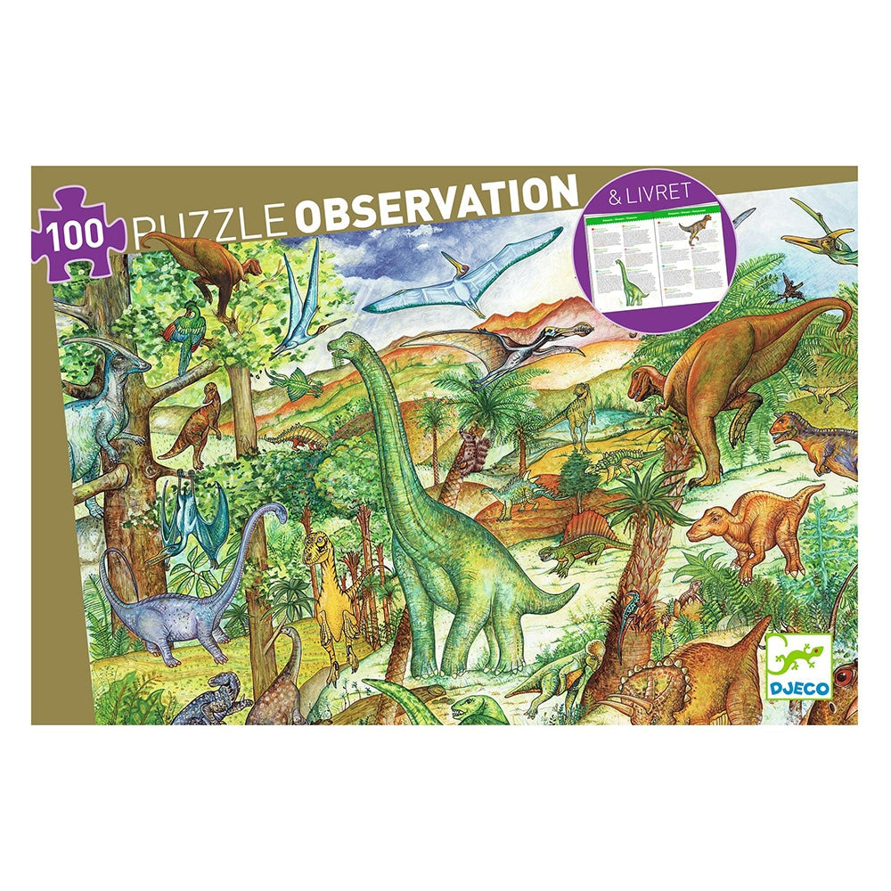 オブザベーションパズル ダイナソー 100PCS
