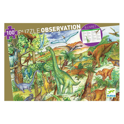 オブザベーションパズル ダイナソー 100PCS