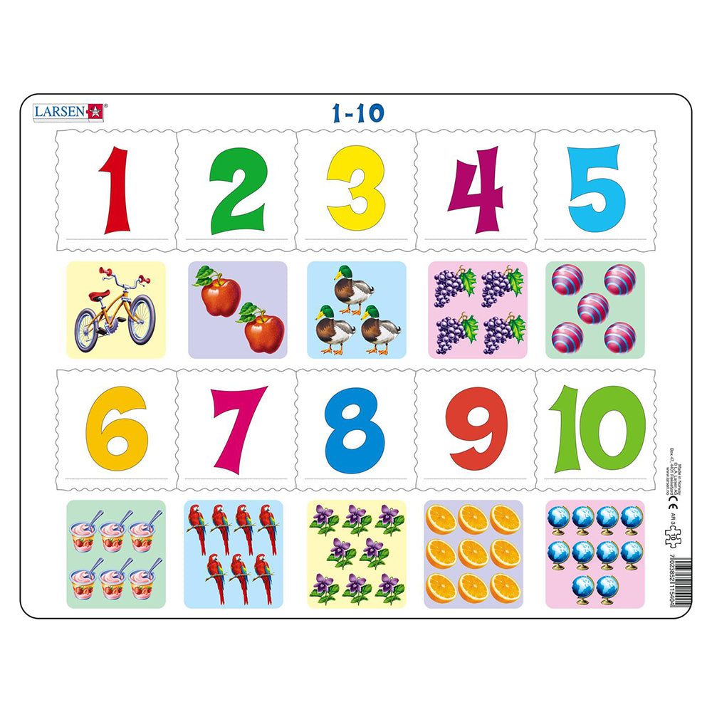 パズル 1-10 10PCS