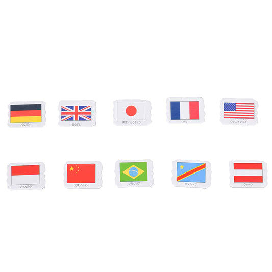 フラッグパズル(英語版) 80PCS
