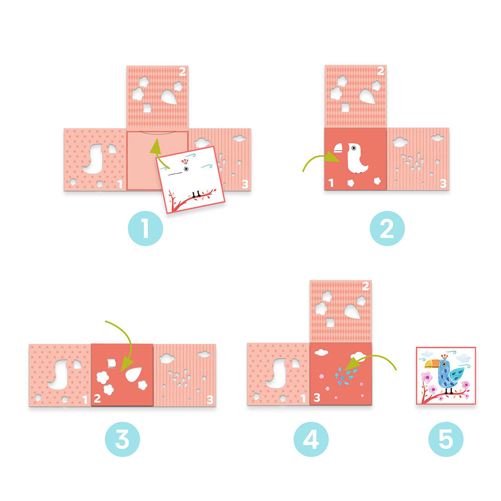 カラーリング 3ステンシル フォー 1イメージ