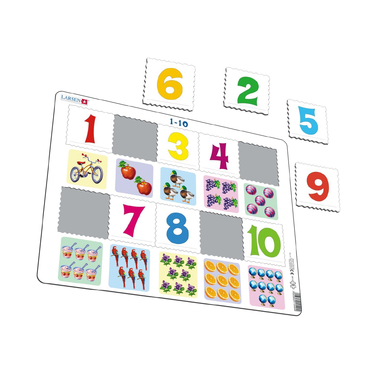 パズル 1-10 10PCS