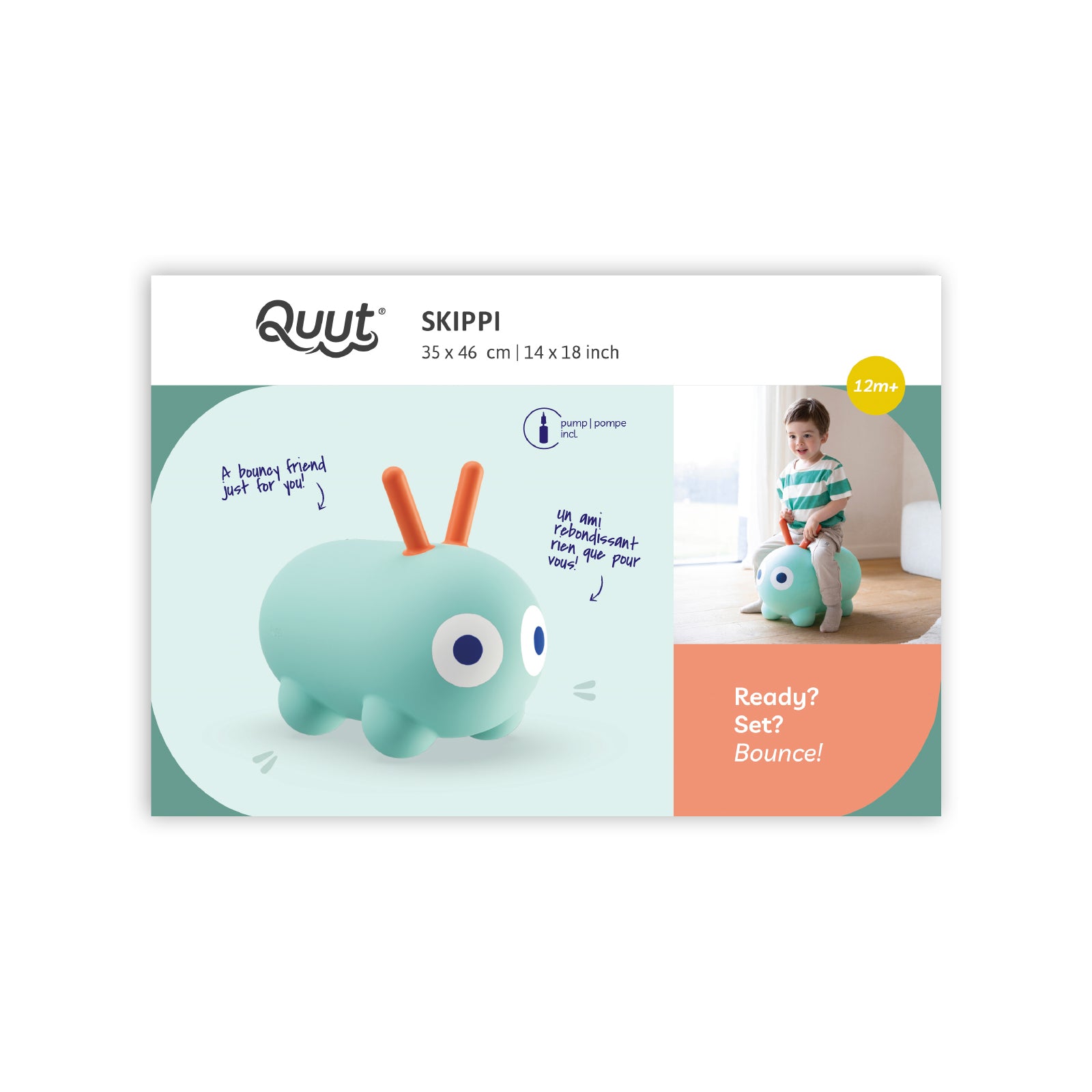 QUUT キュート スキッピ ミンティーグリーン 乗用玩具 – クレオのもり